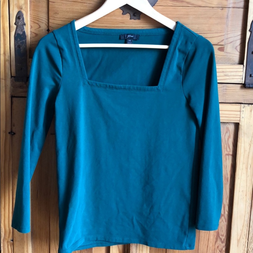 J.Crew Top with 3/4 length sleeves